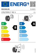 Michelin 235/55R17 99V Primacy 5 (Üretim Yılı: 2025)
