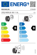 Michelin 255/40R18 99Y XL ZR Pilot Sport 4 ZP * (Üretim Yılı: 2025)