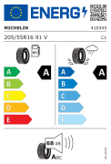 Michelin 205/55R16 91V Primacy 5 Energy (Üretim Yılı 2026)