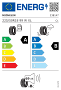 Michelin 225/50R18 99W XL E Primacy (Üretim Yılı: 2026)