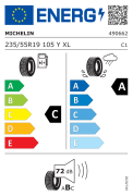 Michelin 235/55R19 105Y XL Pilot Sport 4 Suv (Üretim Yılı: 2025)