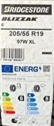 Bridgestone 205/55R19 Blizzak 6 Enliten 97W XL (Üretim Yılı: 2026)